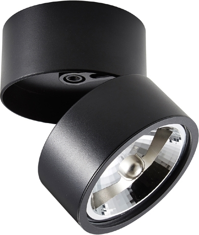 Σποτ αλουμινίου οροφής R111 μαύρο/λευκό VK/03097CE/B